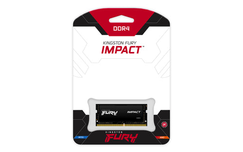 Kingston Technology FURY 32GB 3200MT/s DDR4 CL20 SODIMM Impact Kingston Technology FURY 32GB 3200MT/s DDR4 CL20 SODIMM Impact